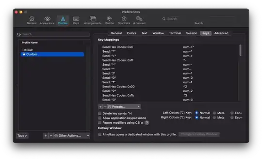Profile Key Mappings