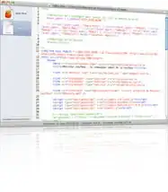 screenshot of the error