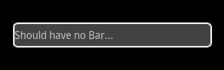 no title bar