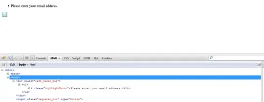 HTML table with fixed headers
