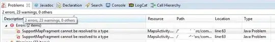 screenshot of setting