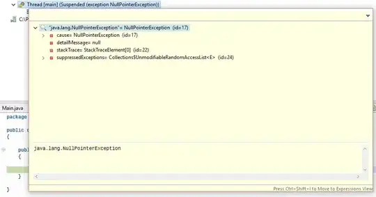 My code example