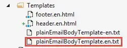 A "." in filename is no good.