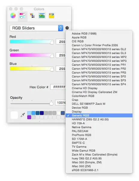 Layout preview with custom sample data