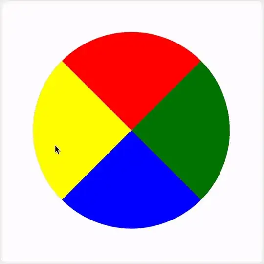 cursor OUTSIDE element