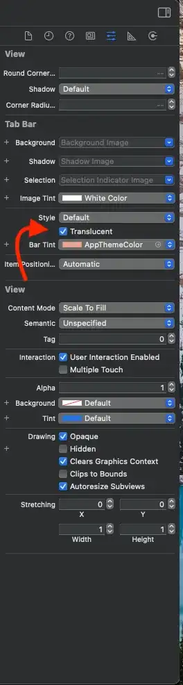 See option in storyboard