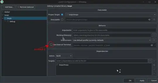 RUN > Configure Laucher