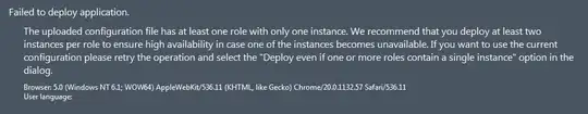 Image of array which is coming like this.