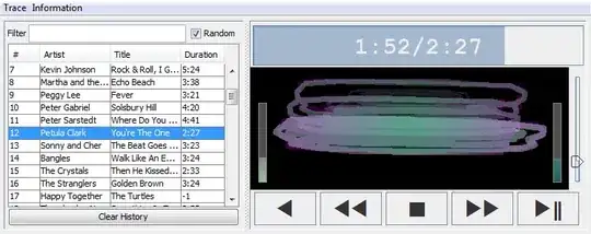 Duke Box using progress bar for track postion