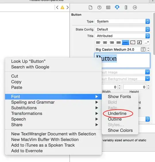 Underline using IB