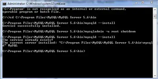 Opened files