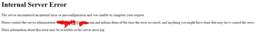 Warning message from the script