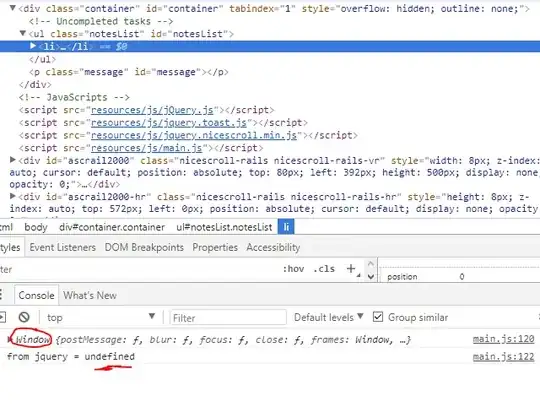 devtools console