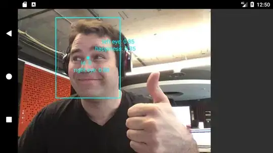 Demo of app running