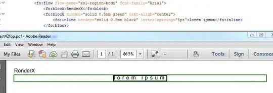 RenderX XEP result using Arial