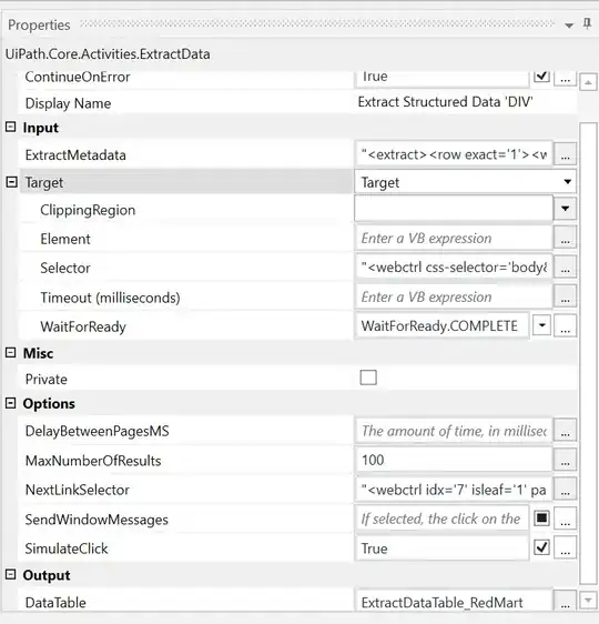 Extract Structured Data 'DIV' Properties
