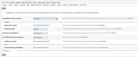 WLS SSL config