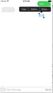 This image shows that the messages are clearly there, but that the bubbles are not showing up.