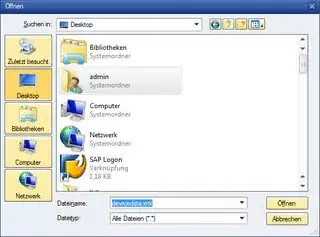 File Open Dialog in SAP