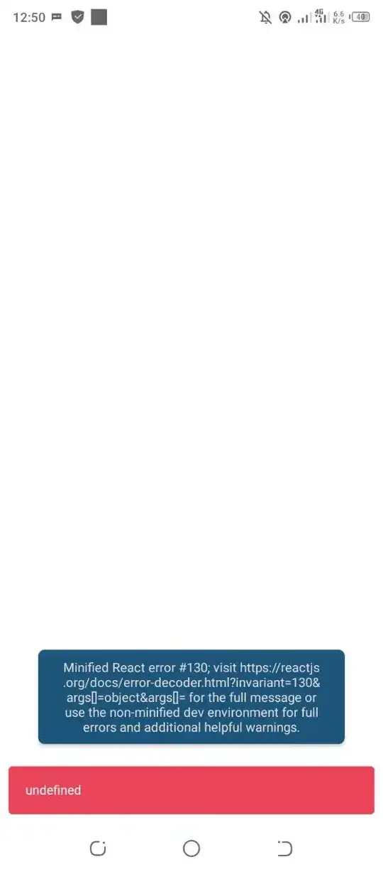 Error on Real Android device