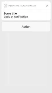 Expanded notification