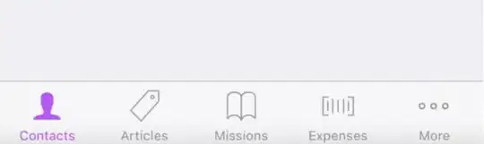 tab bar - more icon