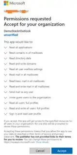 confirm permissions using admin credentials