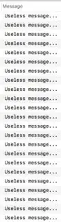 Console Output