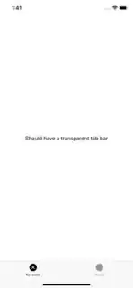 no-scrolling view translucent