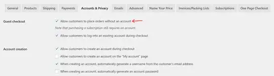 Guest checkout options