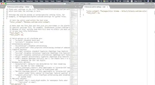 Write your style in right screen