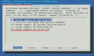 Screenshot of error message
