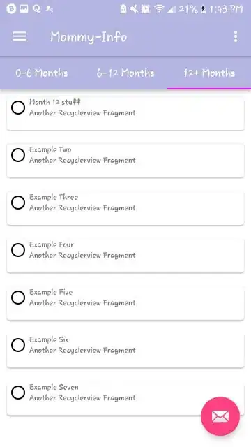 Push notification in notification center