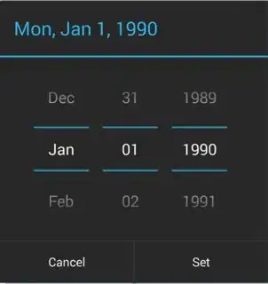 DatePicker