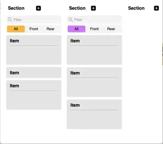 UICollectionViewCompositionalLayout desired layout