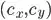 (c_x, c_y)