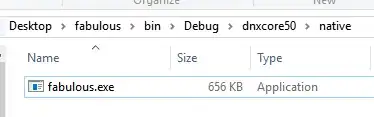 Native compiled .NET Core EXE