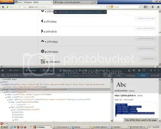 github icon set import to fontelo step 6