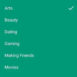 RecyclerView first item selected