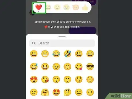Step 5 Toque em um emoji que queira substituir.