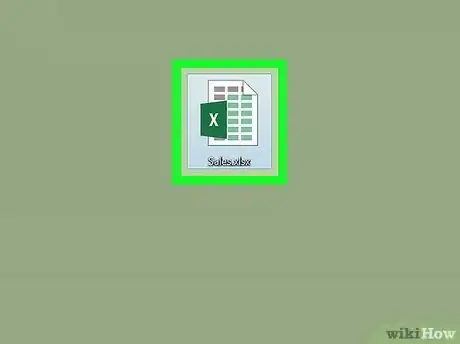 Step 1 Abra a planilha no Excel.