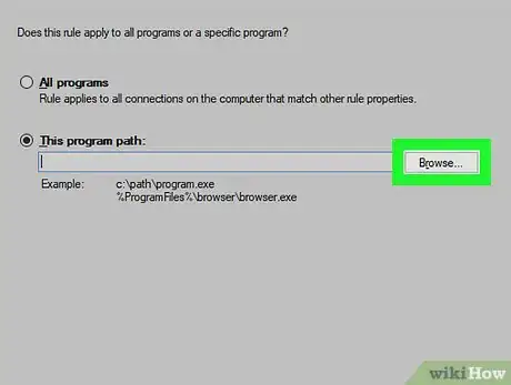Step 8 Selecione o programa desejado.