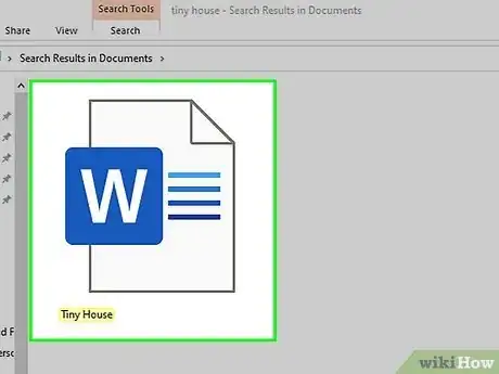 Step 1 Dê um clique duplo no documento do Word para abri-lo.