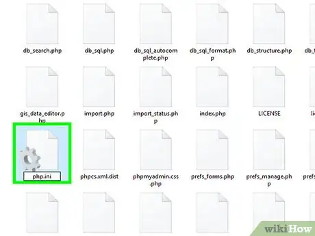 Step 11 Encontre e renomeie o arquivo "php.ini-production".