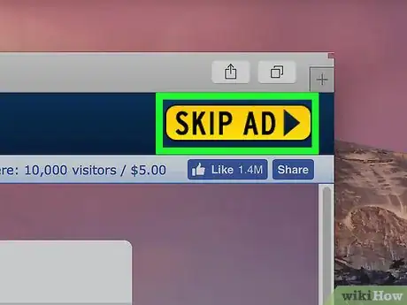 Step 4 Clique em Skip ad (Pular anúncio).