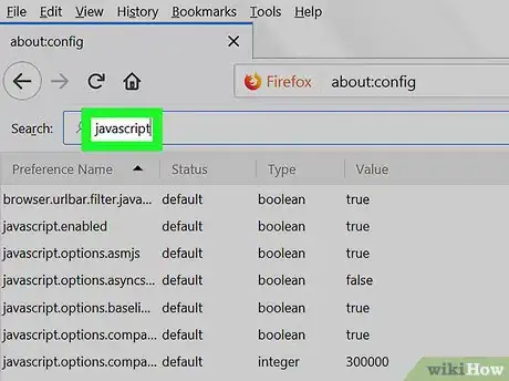 Step 6 Procure pela opção "JavaScript".