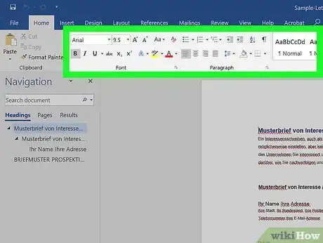 Step 6 Edite o documento do Word, se assim quiser.