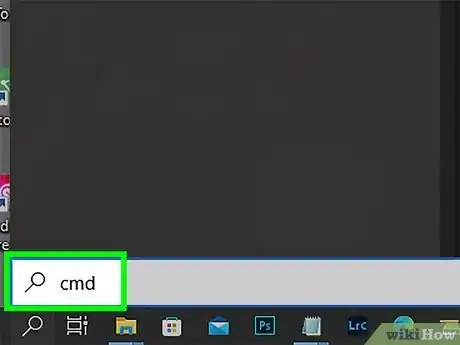 Step 2 Digite cmd ou prompt de comando no Iniciar.