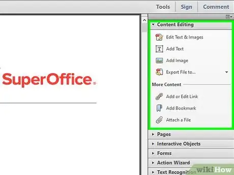 Step 3 Selecione Editar PDF perto do topo da página, na seção "Criar e editar".