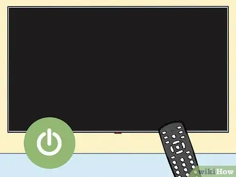 Step 1 Desligue a TV.